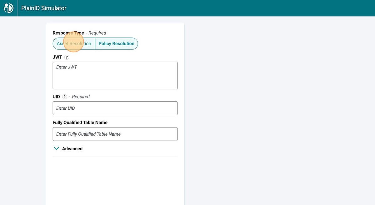 Request builder with response type and identity fields